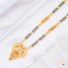 Designer M Cut Golden Mangalsutra for women