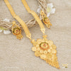 Designer Mat Round Flower with Earring for women - FWGN736