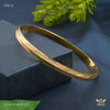 Designer Mini Arrow Lining golden kada for Men