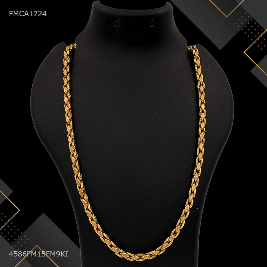 Designer Mini Diamond Lock to Lock Chain for Man -FMCAI1724