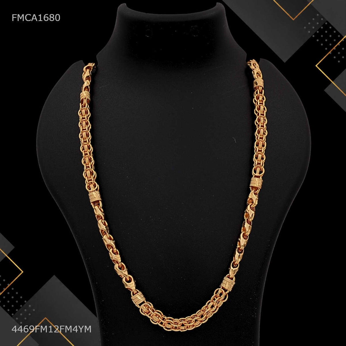 Designer Mini Drop Lock Indo Chain for Man - FMCA1680