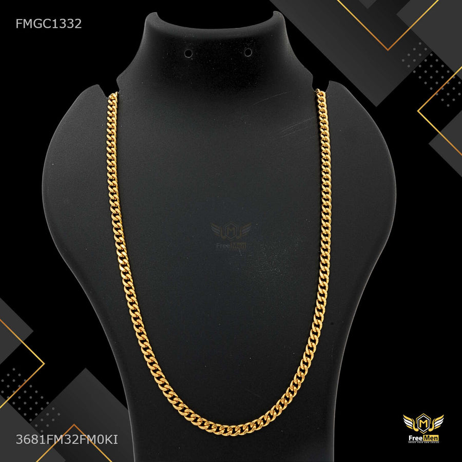 Designer Modish gold plated chain For Man - FMGC1332