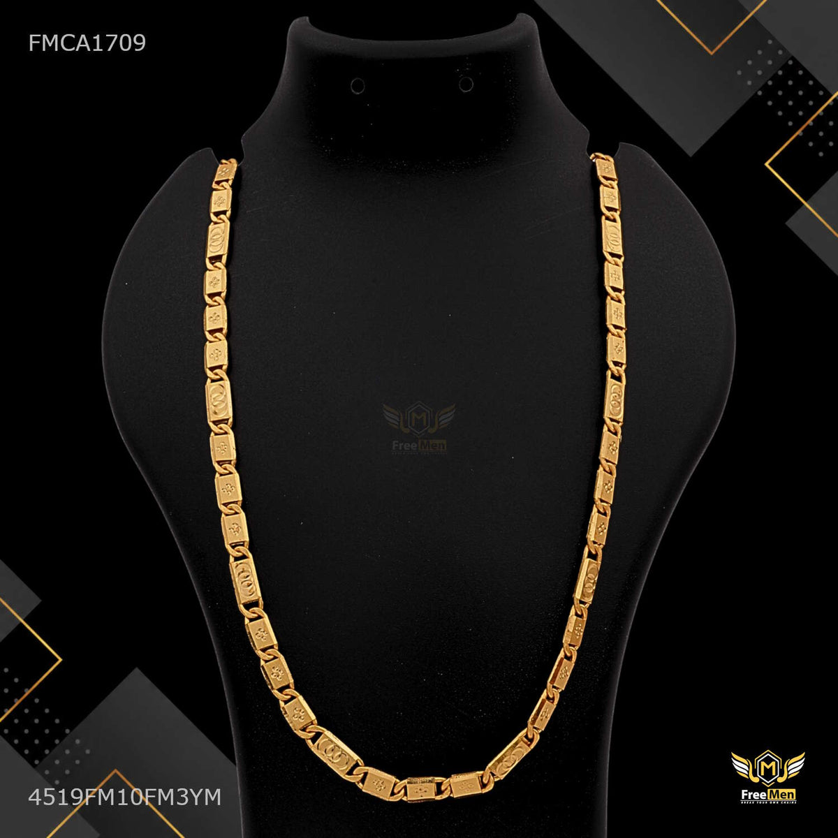 Designer New Mix Nawabi Chain for Man - FMCA1709