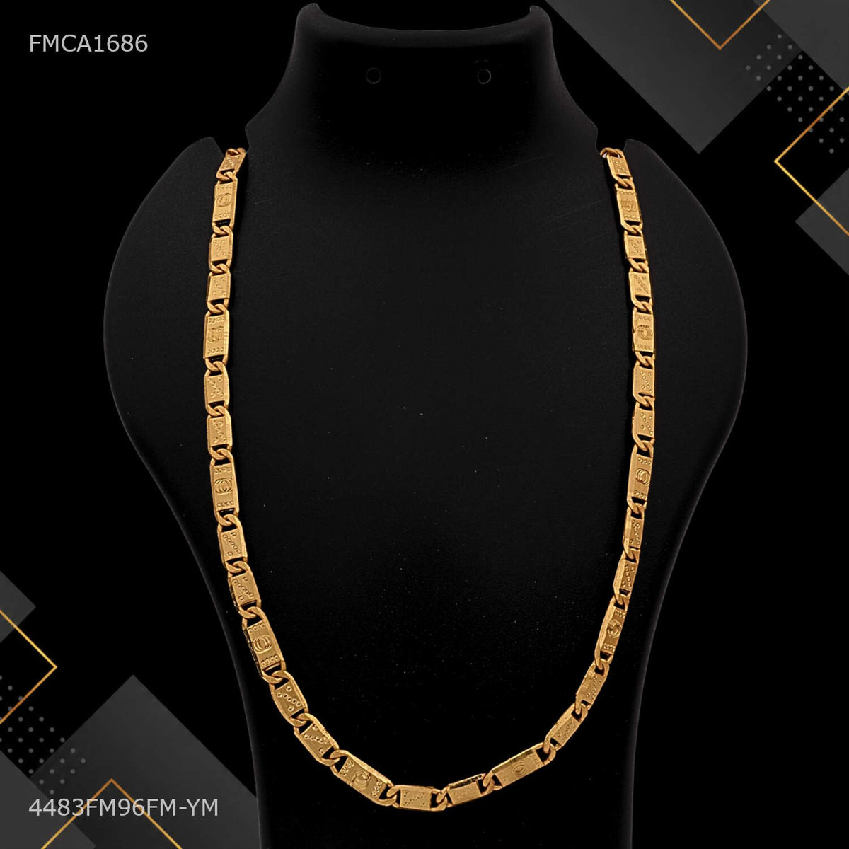 Designer Plan with Mix Nawabi Chain for Man - FMCA1686