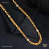 Designer Ring Mix Indo with AD Ball gold plated Chain - FMGC1072