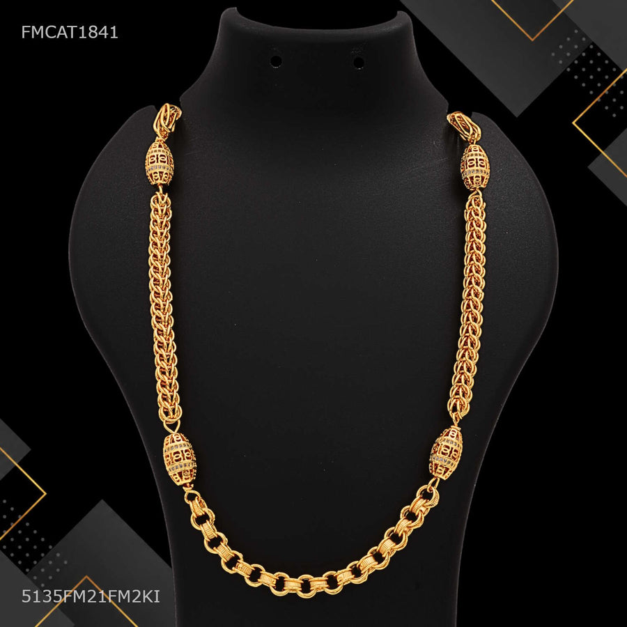 Designer Round textured cable link Indo chain For Man -FMCAT1841