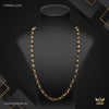 Designer Shini Black Golden Cap Rudraksha mala
