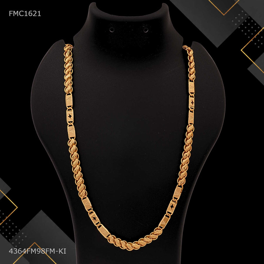 Designer Shini Lotus with Flash Nawabi Chain for Man - FMCA1621