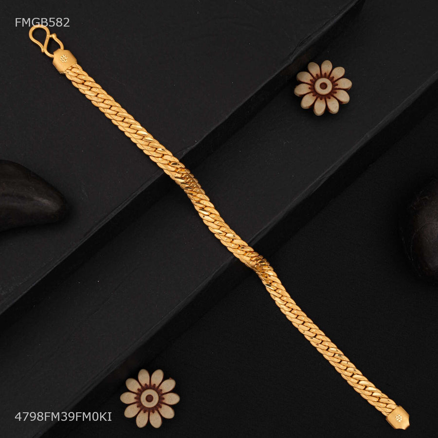 Designer Shini Plan Atti with Dot Bracelet For Men - FMGB582