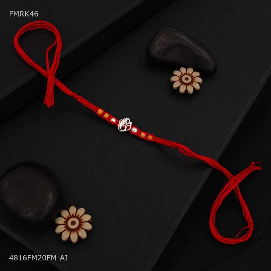 designer-silver-shini-ganpati-ji-rakhi-for-man