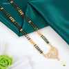 Designer Two Line Drop AD Golden Mangalsutra for women