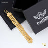 Designer V cut Gold Plated Braceletfor Men
