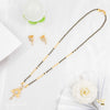 Designer V cut with AD Mangalsutra for women