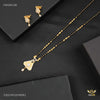 Designer V cut with AD Mangalsutra for women