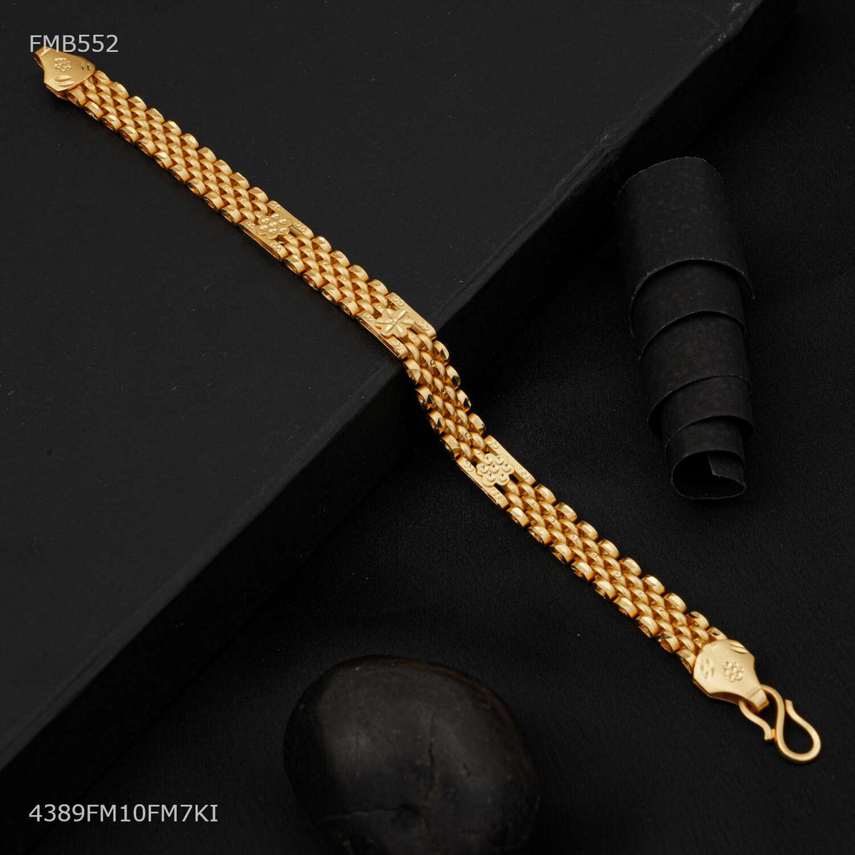 Designer Dot Flower Passi Bracelet For Men - FMB552