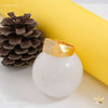 Dimond Shape with Squar Box AD Gold plated ring design for men