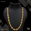 Dual Divide C Cut gold plated chain For Man