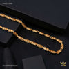 Dual Divide C Cut gold plated chain For Man