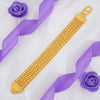 Four Line Heart Gold Plated Braceletfor Men 