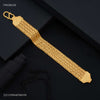 Four Line Heart Gold Plated Braceletfor Men 