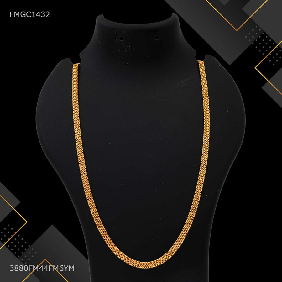 Four Line Milan gold plated chain For Man - FMGC1431