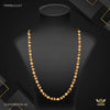 Golden Ball with Dots Rudraksha mala 