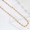 Golden Ball with Dots Rudraksha mala 