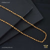 Golden Ball with Dots Rudraksha mala 
