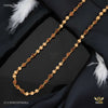Golden Shning Brown Rudraksha mala-FMRU880