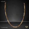 Golden Shning Brown Rudraksha mala-FMRU880