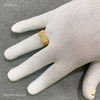 Grid pattern AD ring design for men