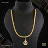 Half Moon cut AD Pendent with Snak chain for Man