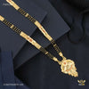 Half Moon Flower cut Golden Mangalsutra for women