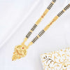 Half Moon Flower cut Golden Mangalsutra for women