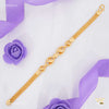 Heart shini Patta with Lotus Bracelet for Men 