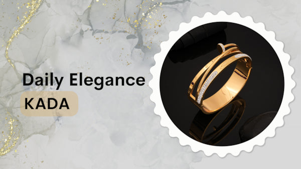 Gold plated kada for women