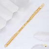 Leaf Lotus with Dimond cut Nawabi Bracelet for Men