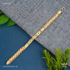 Leaf Lotus with Dimond cut Nawabi Bracelet for Men