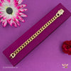Long AD Box Ring to Ring Bracelet for Men