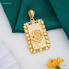 Lord Ganesha with Rhodium Gold Plated Pendant for Men