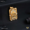 Lord Ganesha with Rhodium Gold Plated Pendant for Men