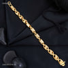 Lotus with C cut Nawabi Bracelet For Men