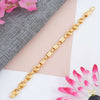 Lotus with C cut Nawabi Bracelet For Men
