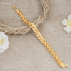 Lotus with Dimond cut Pokel Bracelet For Men
