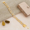 Luxury Dimond by Dimond Gold Plated Braceletfor Men