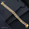 Luxury Dimond by Dimond Gold Plated Braceletfor Men