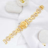 Luxury Lion Face with AD Bracelet for Men