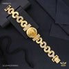 Luxury Lion Face with AD Bracelet for Men