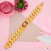 Maa Red AD Box with Pokel Gold Plated Braceletfor Men