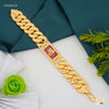 Maa Red AD Box with Pokel Gold Plated Braceletfor Men